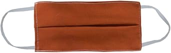 TFS Organic Cotton & Silk Face Mask - Reusable Washable Hypoallergenic Lightweight Fabric for Double Layered Protection - Reversible Design with Filter Pocket - Sweet Potato - Medium