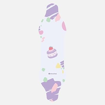 isinwheel Pedal Sticker for V6 Electric Skateboard (Cake Purple)