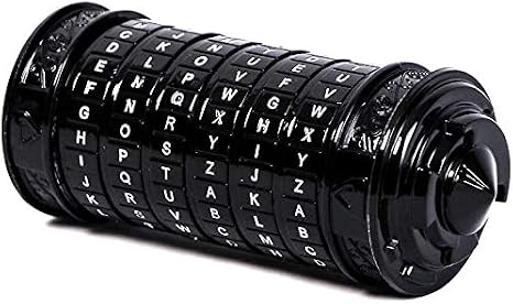 Cryptex Da Vinci Code Mini Cryptex Lock Puzzle Boxes with Hidden Compartments Anniversary Valentine's Day Romantic Birthday Gifts for Her Gifts for Girlfriend Box for Men