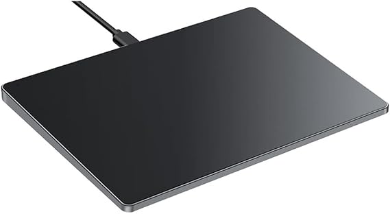 USB Wired Multi-Touch Trackpad Slim Touchpad Mouse for Window Desktop/Laptop/Notebook Computer PC Black