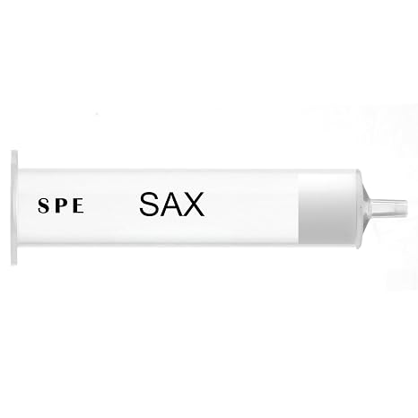 Sax Solid Phase Extraction Cartridges SPE Columns for Retention of The Target Compound for Selective Adsorption of Analytes or Interferences from Complex Matrices,1000mg/6ml,5pcs