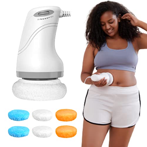 Body Sculpting Machine, Cellulite Massager Electric with 6 Washable Pads, Body Massager for BellyLegArms
