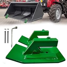 Tractor Bucket Protector, Heavy Duty Steel Tractor Bucket Protector, Skid Edge Guard for Snow Removal, 3" Wide Turf Tamer Prevents Grass Damage, Durable Bucket Attachment for Tractors (4.5 Width)