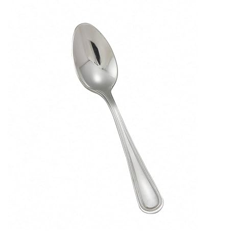 Winco Continental Stainless-Steel Teaspoon, Extra Heavyweight, (12 Pack)
