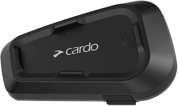 Cardo Spirit HD Single Motorcycle Intercom Black