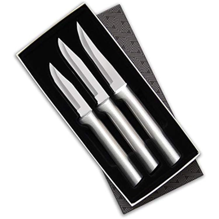 Rada Cutlery Paring Knife Galore Gift Set S01, 3-Piece Knife Set, Stainless Steel Blades, Sliver Handle