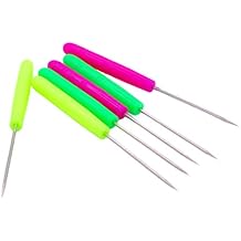 Grosun 6 Pieces Cookie Scribe Tool Sugar Stir Needle Scriber Needle Cookie Decorating Tools, DIY Baking Pin Whisk Stainless Steel Needle Biscuit Icing Pin