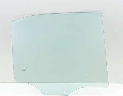 Passenger Right Side Rear Door Window Door Glass Compatible with Hyundai Accent 4 Door Sedan 2000-2005 Models