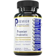 Premier Research Labs Premier Probiotic - Pre Pro Post Biotics for Women & Men, Quad Biotic, Quadbiotic, Prebiotics, Probiotics, Postbiotics & Phytobiotics - 30 Vegetarian Softgel Capsules