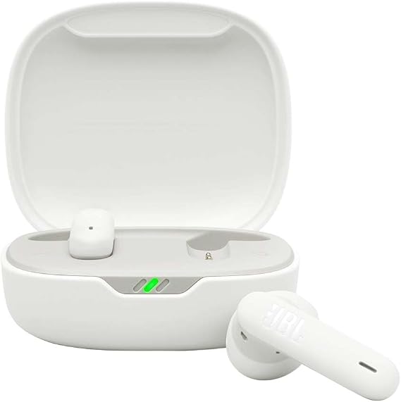 JBL Wave Flex 2, kablosuz Bluetooth kulak içi kulaklık, 40 saat oynatma süresi, JBL Pure Bass ses, akıllı ortam teknolojisi, IP54 su ve toz korumalı, çok noktalı bağlantı, beyaz