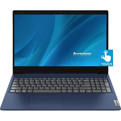 Lenovo 2021 IdeaPad 3 15.6 HD Touch Screen Laptop, Intel Dual-Core i3-10110U Up to 4.1GHz, 8GB DDR4 RAM, 256GB PCI-e SSD, Webcam, WiFi 5, HDMI, Bluetooth, Windows 10 S - Abyss Blue  TiTac Card