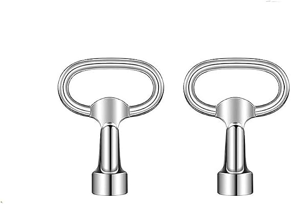 2Pcs 9mm Triangle Socket Spanner Key Metal Triangular Train Panel Lock Drawer Cabinet Security Cupboard