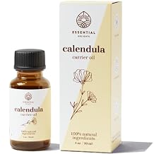 Calendula Oil - Premium Carrier Oil | Nourishing for Skin, Face, Body, Hair Revitalization | Hydrating, Vegan & Cruelty-Free, 4 Fl Oz