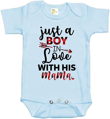 Rapunzie Baby Bodysuit - Just a Boy in Love with His Mama Baby Clothes for Boys