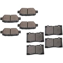 cciyu D1091 D1090 Front & Rear Professional Ceramic Brake Pads Set fit For 2005-2012 For Acura RL