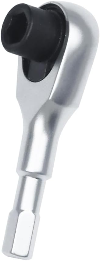 Hex Mini Ratchet Wrench - 1/4" Hex Bits Adapters, 72-Tooth Bit Driver Compatible with 1/4 Inch Socket Extensions Accessories Tool for Tight Spaces