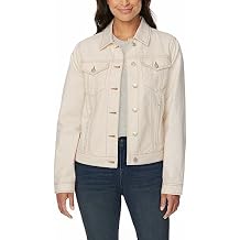 Buffalo David Bitton Womens Classic Denim Jacket (as1, alpha, s, regular, regular, Eggshell)