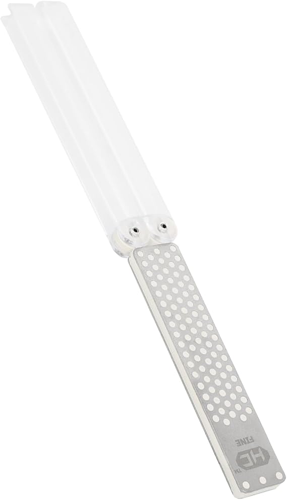 DMT FWMEF-H Double Sided Diafold Sharpener Extra-Fine Hardcoat Surface Clear