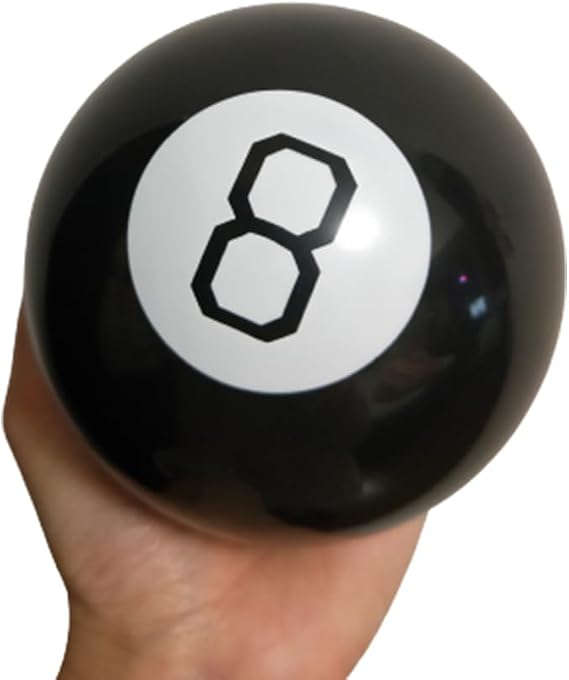 Decision Making Fortune Telling Retro Game Novelty Black Eight Ball
