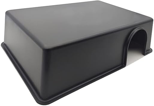 Leoterra Snake Hides for Ball Pythons X-Large Ball Python Hides 16.5"x10.6"x4.3"XL Plastic Material Durable and Easy to Clean