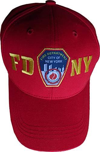FDNY Mens Baseball Hat Officially Licensed Caps Fire Dept New York City