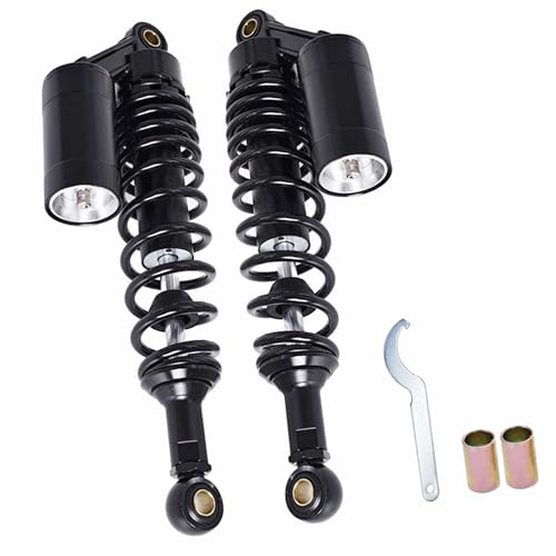 Universal 320 mm 320mm Motorcycle Air Shocks Absorber 12.5 Inch Rear Suspension Damper Replacement for Honda and Most 150cc-750cc Go-kart Moped Quad, Sport Bikes, Dirt Bikes and ATV