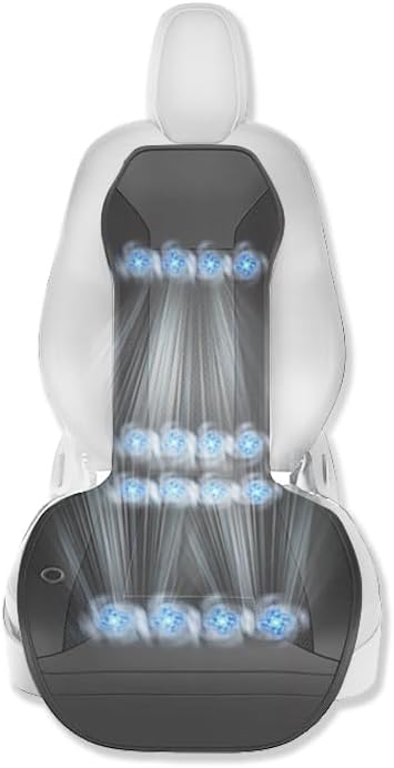 Summer Cooling Car Seat Covers, Cooling Seat Covers for Car,Fast Cool,12V Suitable for CAR, SUV and Other Models (BLACK-1PCS)