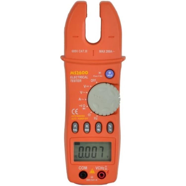 digital automanual range clamp meter, MS2600