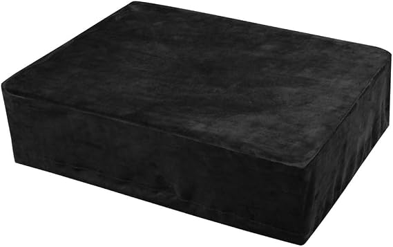 AT-LP120XUSB Turntable Cover for Audio-Technica AT-LP120X for Record Player Protective Cover Short Plush Cloth Dust Protection Custom Fit(Black)