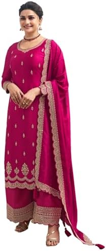 Indian Beautiful Designer Ready to Wear Heavy Worked Salwar Kameez Palazzo Suits