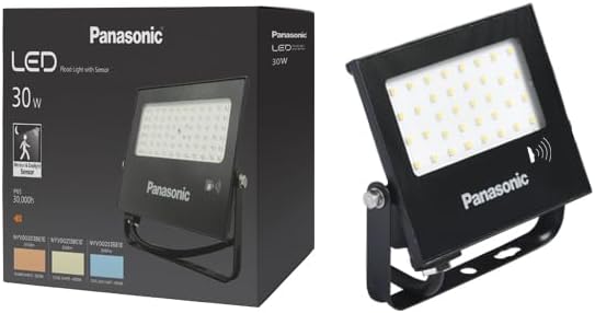 PANASONIC LED PROJECTOR WITH SENSOR, WHITE LIGHT 30W 2560LM 6500K [Energy Class F]