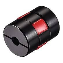 uxcell Shaft Coupling 5mm to 6mm Bore L25xD20 Aluminum Alloy Flexible Coupler Joint for Servo Stepped Motor