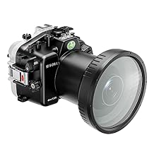 Sea frogs Underwater Camera Housing Compatible with Olympus OM-1 for 12-100 1:4 is PRO IPX8 40m/132ft Maximum Diving Depth Waterproof Camera Case for Diving, Surfing, Rowing