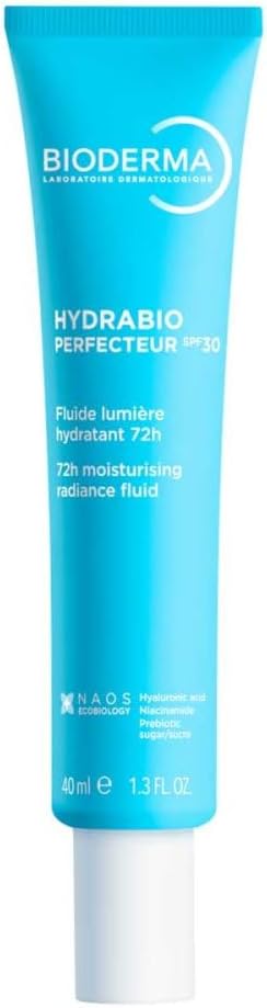 Bioderma Hydrabio Perfecteur Işıltı Veren Nemlendirici SPF30 Güneş Koruyuculu Yüz Kremi Niasinamid 40 ml
