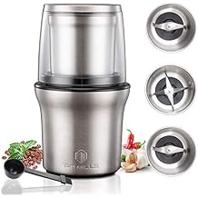 DR MILLS DM-7412N Electric Dried Spice and Coffee Grinder,And Dry ingredients grinding cup, And wet ingredients grinding cup