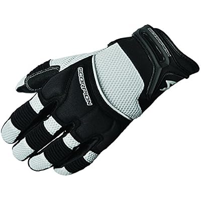 ScorpionExo Mens Cool Hand II GlovesSilver, Medium, 1 Pack