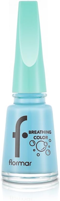 Flormar Nefes Alan Parlak Oje- Breathing Color Nail Enamel -014 Pretty Blue-8682536054195