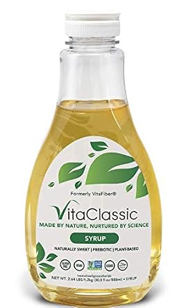 VitaFiber IMO Large Syrup - Sweet Prebiotic Fiber - Lower Calorie Sugar Alternative - 30 fl oz