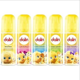 dalin Bebek Kolonyası 100 Ml (bıcı Bıcı- Orman- Bahar- Çicek- Deniz) Karma 5 Li Set P08386
