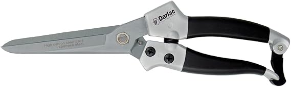 Darlac Compact Shear Hedge & Grass Shears SK5 Steel Sharp Lightweight
