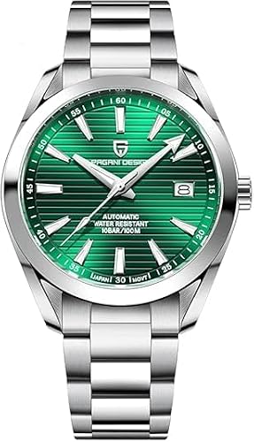 SUZAKU Pagani Design Men's Automatic Watch Japanese Movement | 40mm Stainless Steel Case | Sapphire Glass | 100m Waterproof | Luxury Business Sport Watch for Men