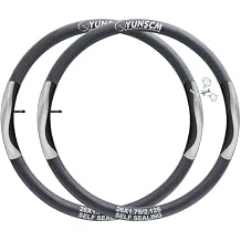 2-PCS 26" Self-Sealing Bike Tubes 26x1.75/1.95/2.0/2.10/2.125 Automatic Repair, Puncture Resistant Compatible with 26 x 1.75/2.125 AV32MM Schrader Valve/FV48mm Presta Valve Bike Bicycle Tire Tubes
