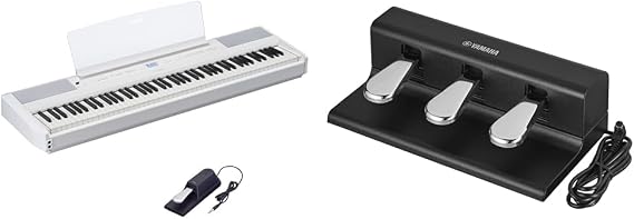 Set purchaseYAMAHA YAMAHA electronic piano P-525WH White P series 88 keys wooden keys & P-525 P-225 compatible pedal unit FC35