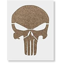 Punisher Skull Stencil - Skull Stencil, Army Stickers, Gun Stencils, Skull Stencils, The Punisher