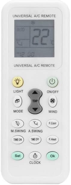 Replacement Remote Control Replace for TV/Audio/Projector Universal for Beko for Whirlpool Arvin for Ballu Coolberg Air Conditioner