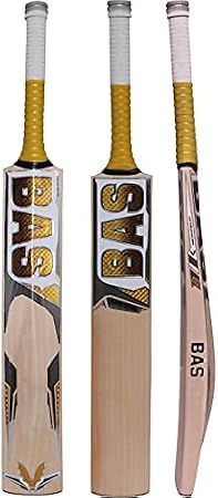 BAS Player Edition English Willow Cricket Bat Short Handle Mens Full Size Pack of 1 Bat with Cover,Multicolor