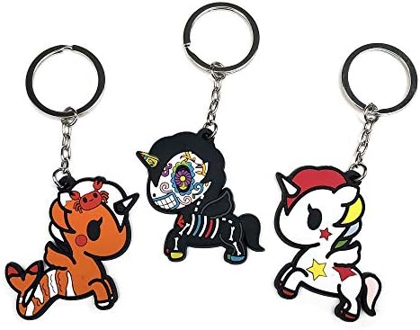 Tokidoki 3-pack keychains Stellina, Caramelo & Marea