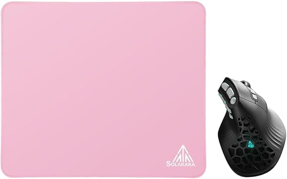SOLAKAKA E9 PRO Vertical MMO Gaming Mouse with 8K Dongle- 36000 DPI PAW3395 Sensor,8,000Hz Polling Rate,Tri-Mode Ergonomic Wireless Mouse with 10 Side Buttons,RGB Mouse for PC/Mac - Black