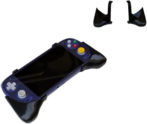 Comfort Grip Case for Retroid Pocket 5 / G2 Ergonomic RP5 or G2 Grip for Stable Gaming Easy Access to Buttons Black Handheld Accessory Compatible with Retroid Pocket 5 Console