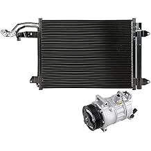 For VW Eos GTI Jetta R32 Audi A3 OEM AC Compressor w/A/C Condenser Drier - BuyAutoParts 60-85319RU New